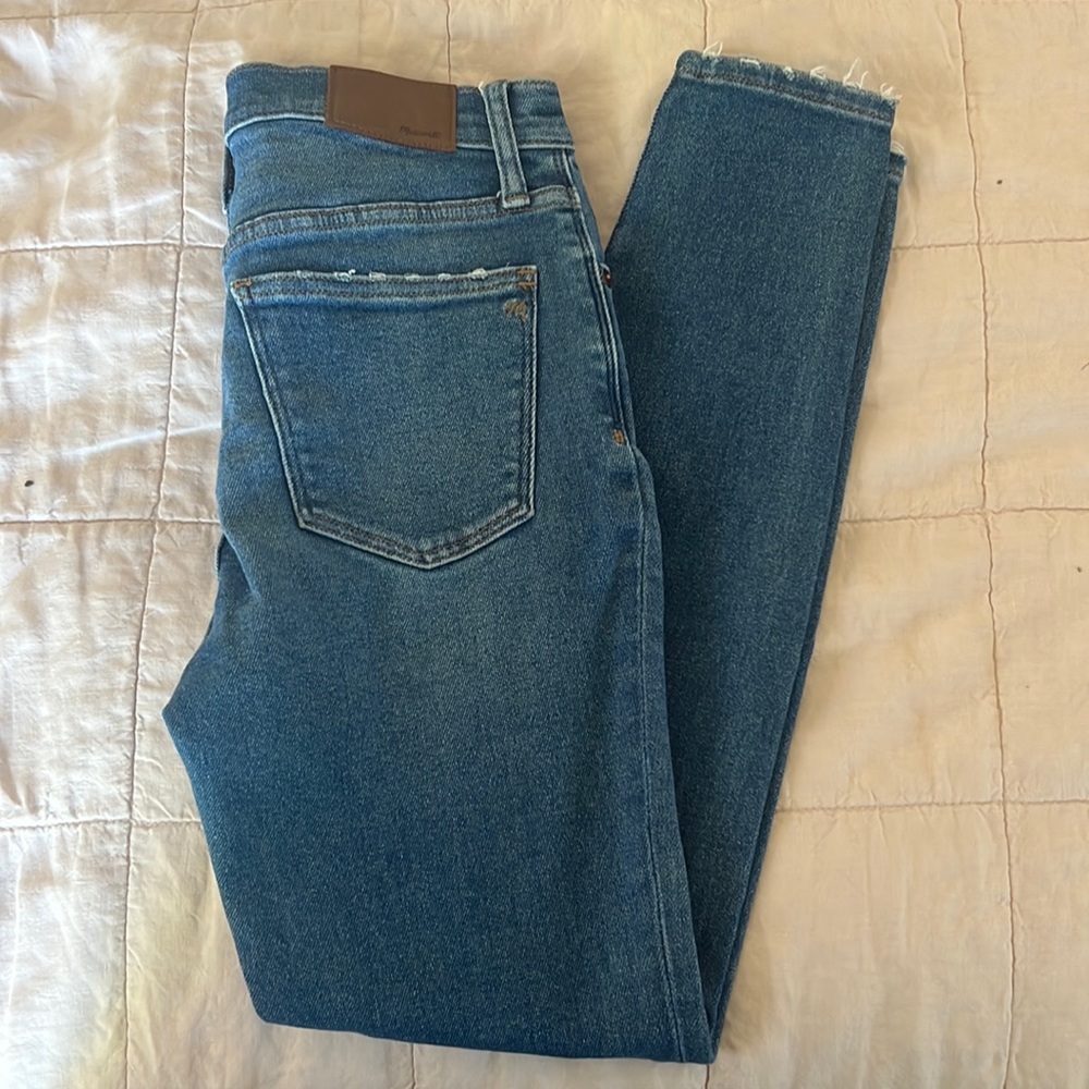 Madewell 9” High rise skinny sz 28